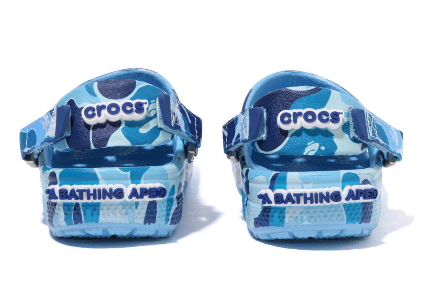 A Bathing Ape X Crocs Clog ABC Camo Blue (kids)