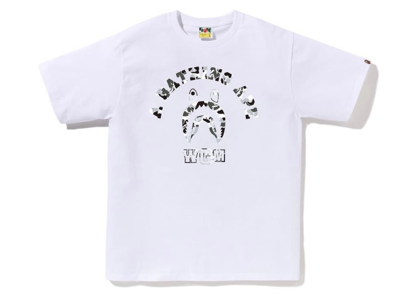 A Bathing Ape Shark College Tee Kyoto