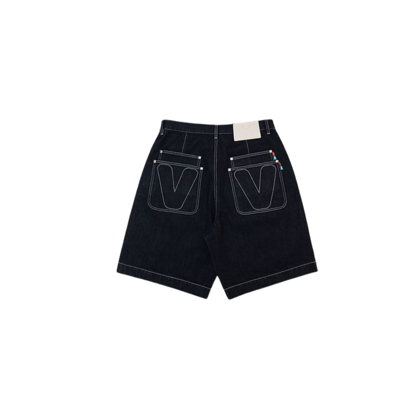 VANDYTHEPINK Studded Denim Shorts
