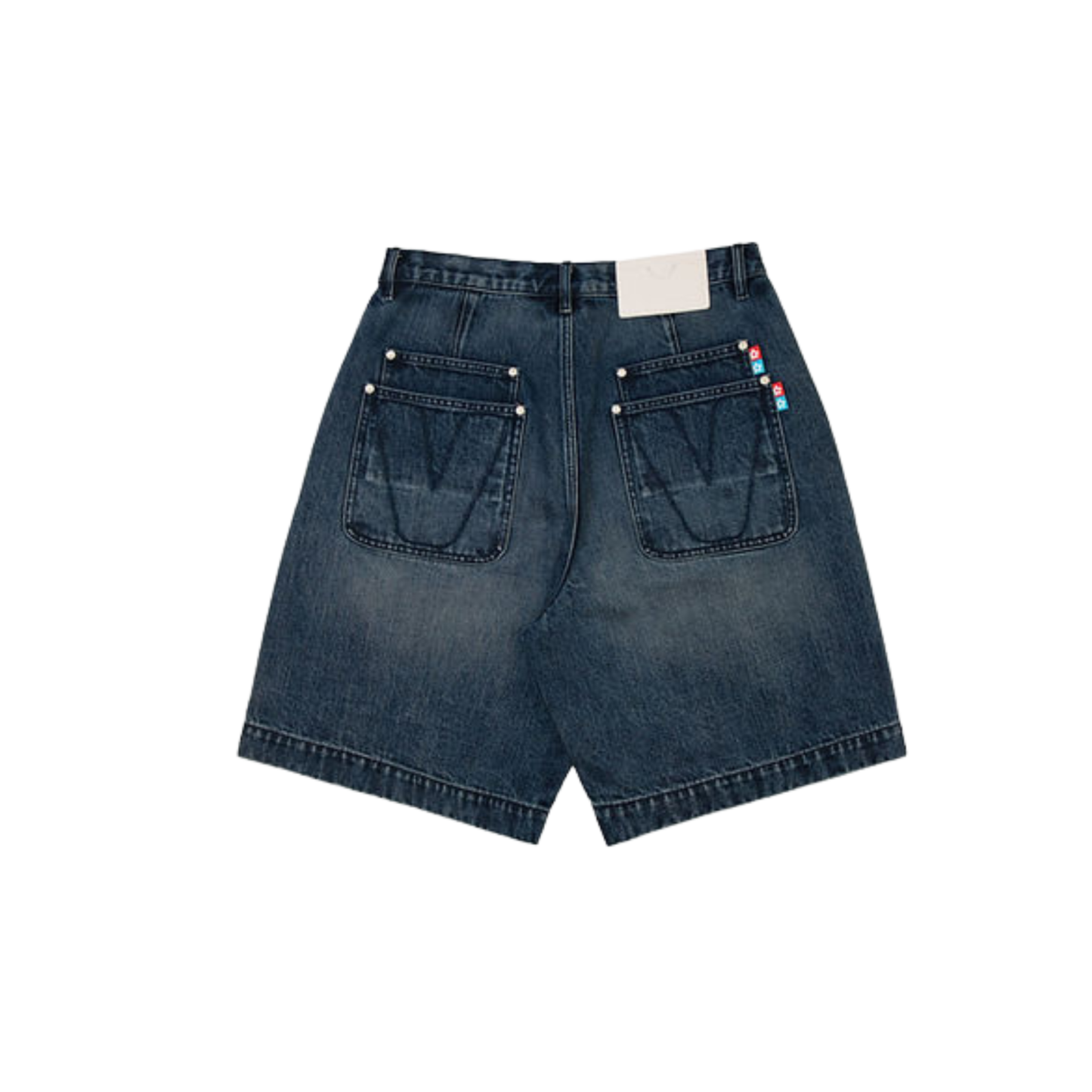 VANDYTHEPINK Studded Denim Shorts