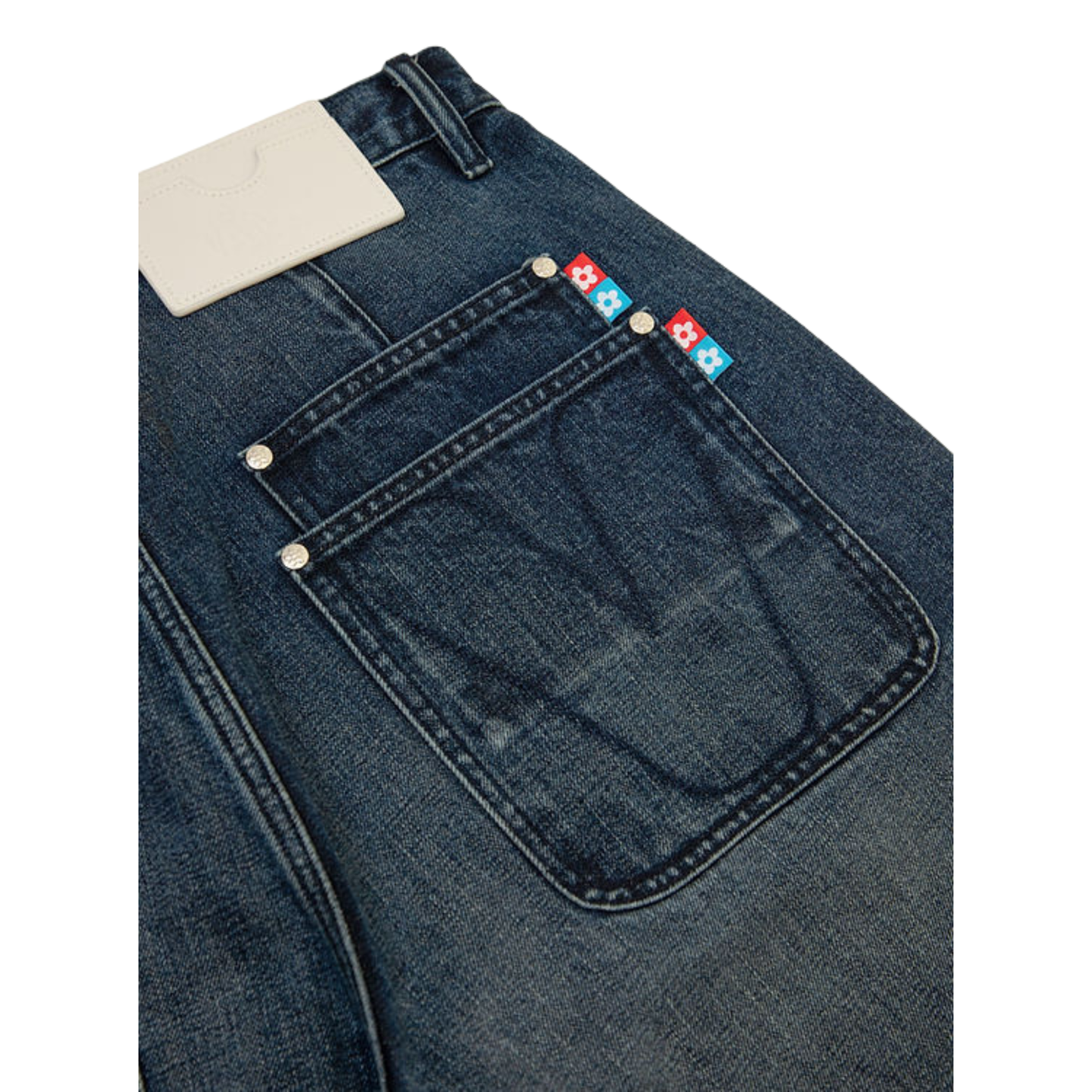 VANDYTHEPINK Studded Denim Shorts