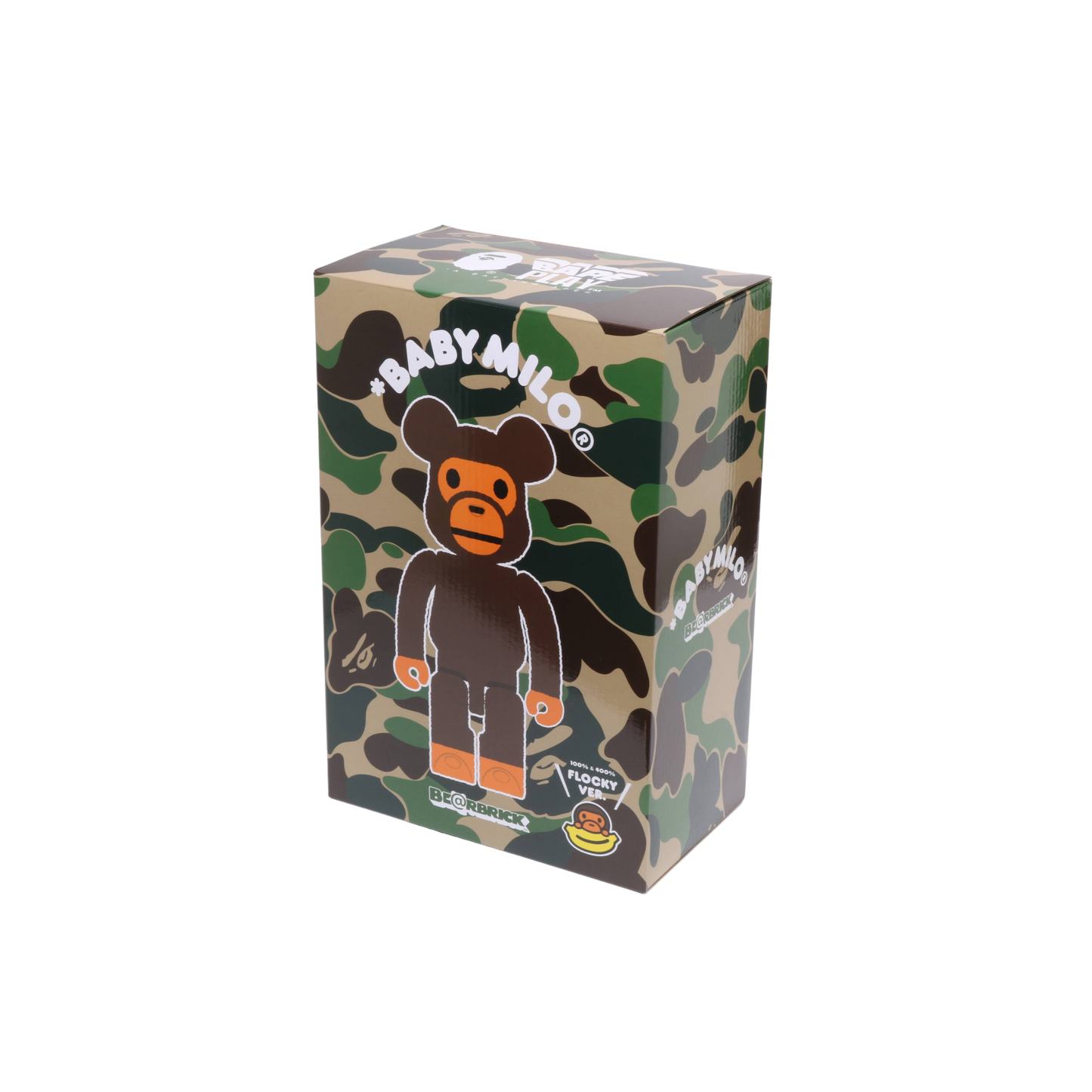 Medicom Toy x Bape Baby Milo Flocky Ver. 100% & 400% Set