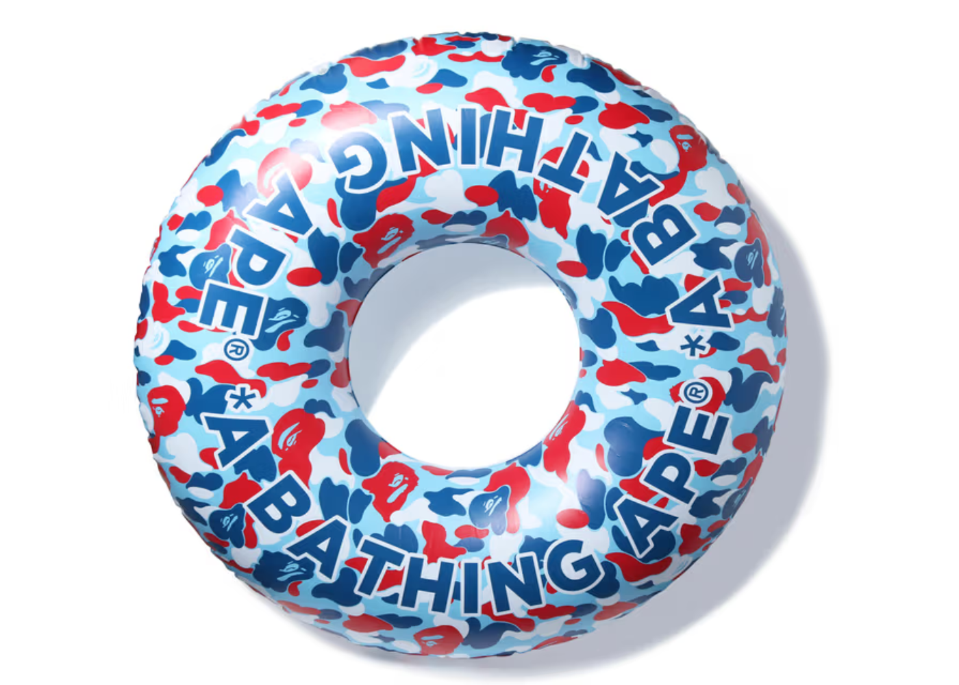 A Bathing Ape France x Nikki Beach Camo Inflatable Pool Ring