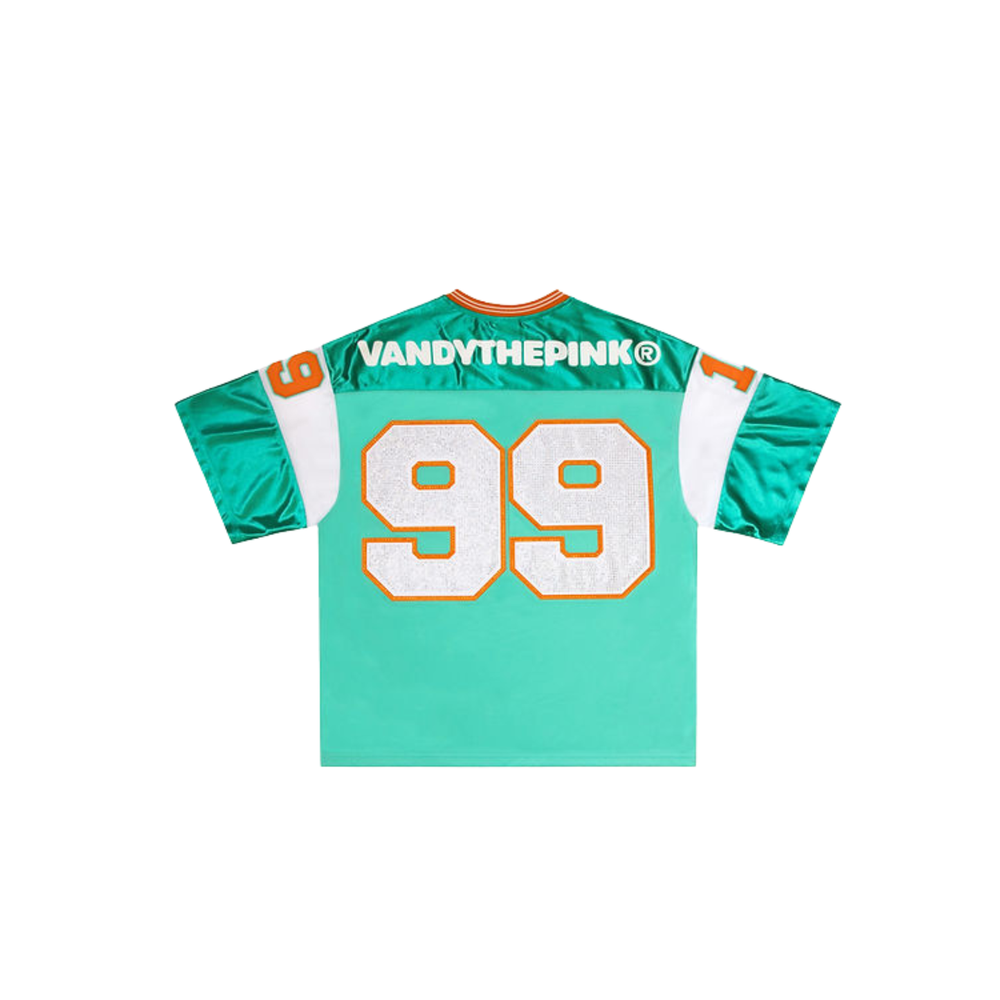 VANDYTHEPINK Teal Football Jersey