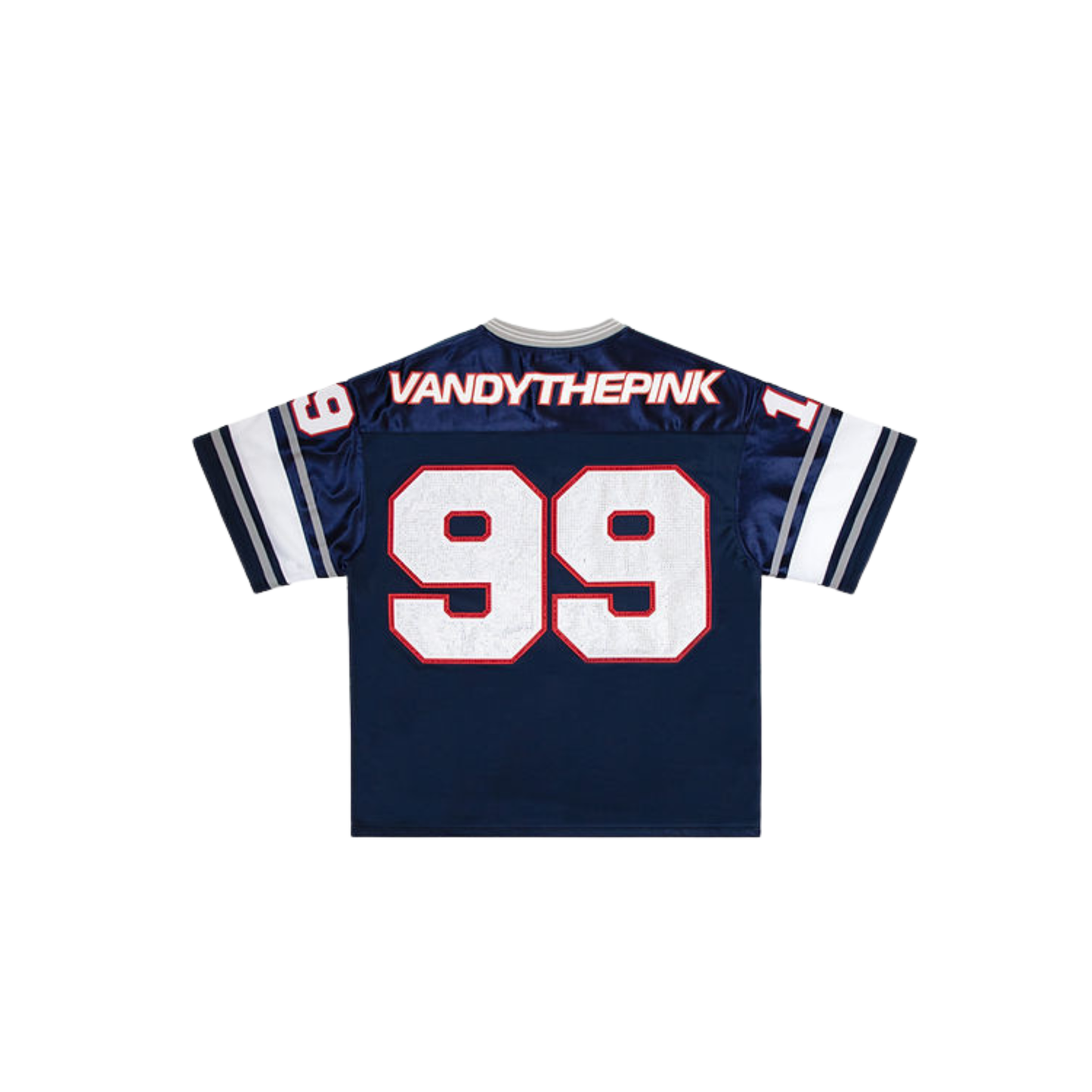 VANDYTHEPINK Navy Football Jersey