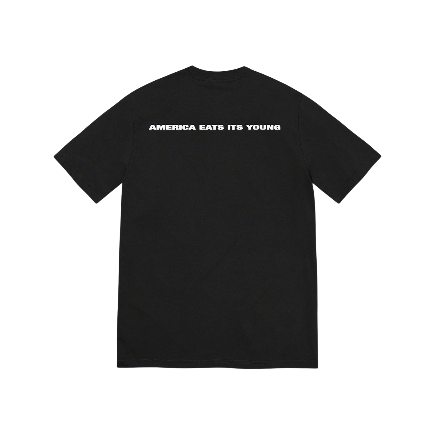Supreme America Eats Its Young Tee Black