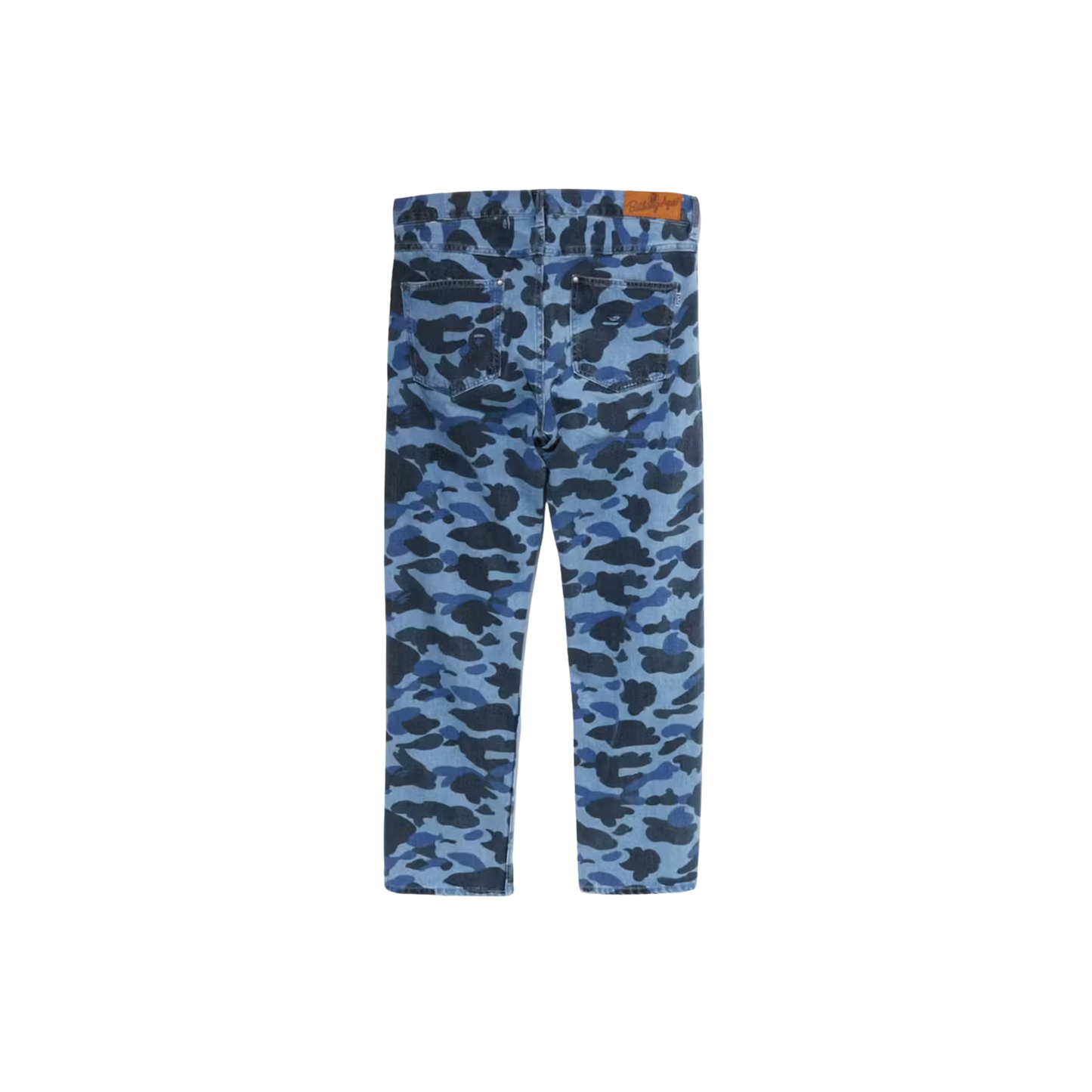 A Bathing Ape Color Camo Denim Pants "Light Indigo"