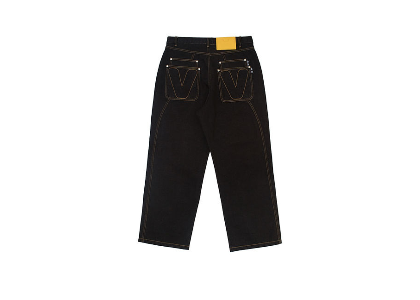 VANDYTHEPINK Raw Contrast Denim Jeans