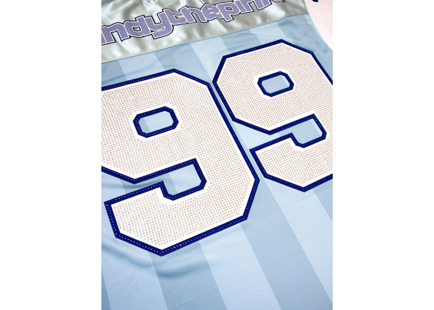 VANDYTHEPINK Blue Football Jersey