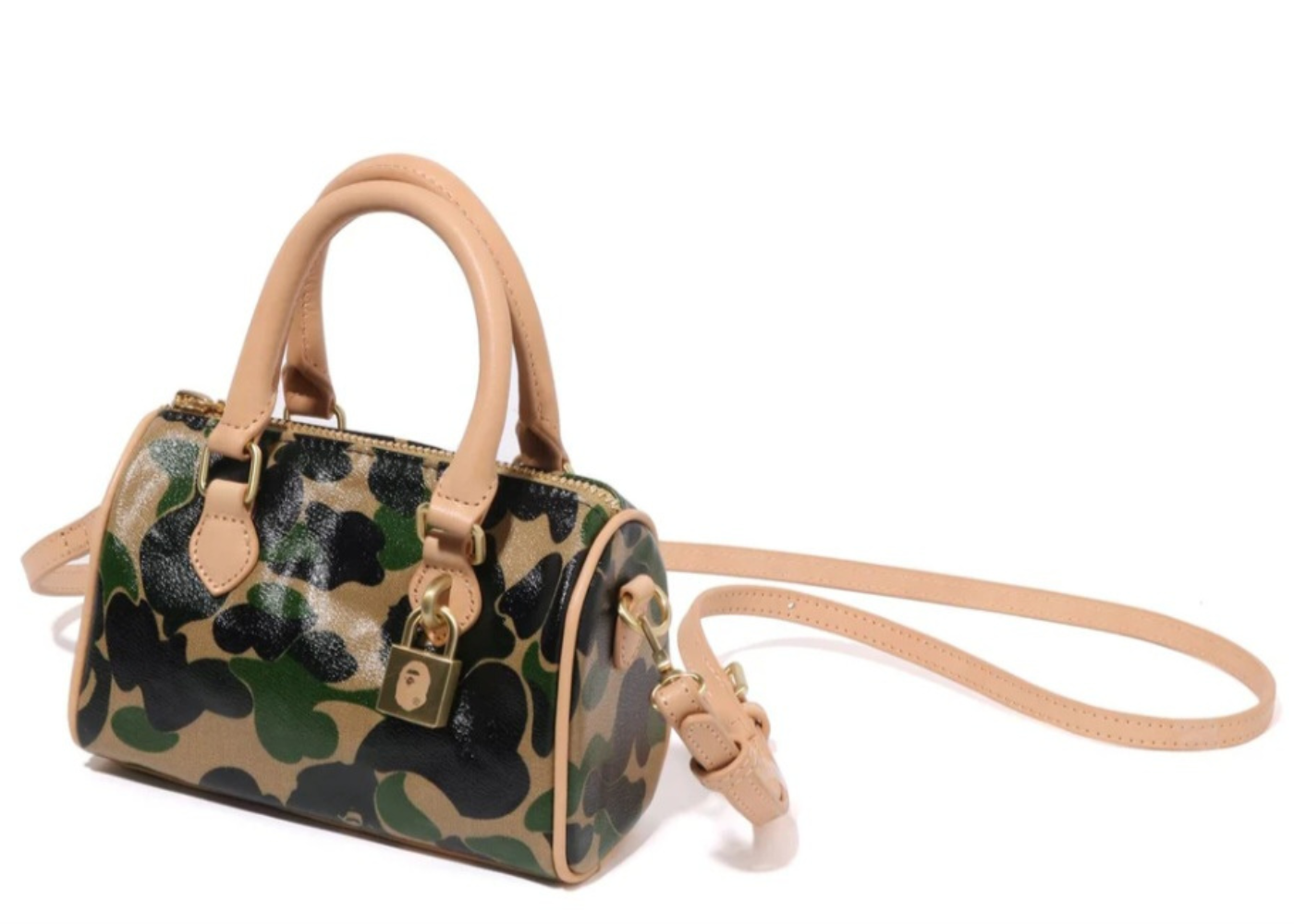 A Bathing Ape ABC Camo mini shoulderbag