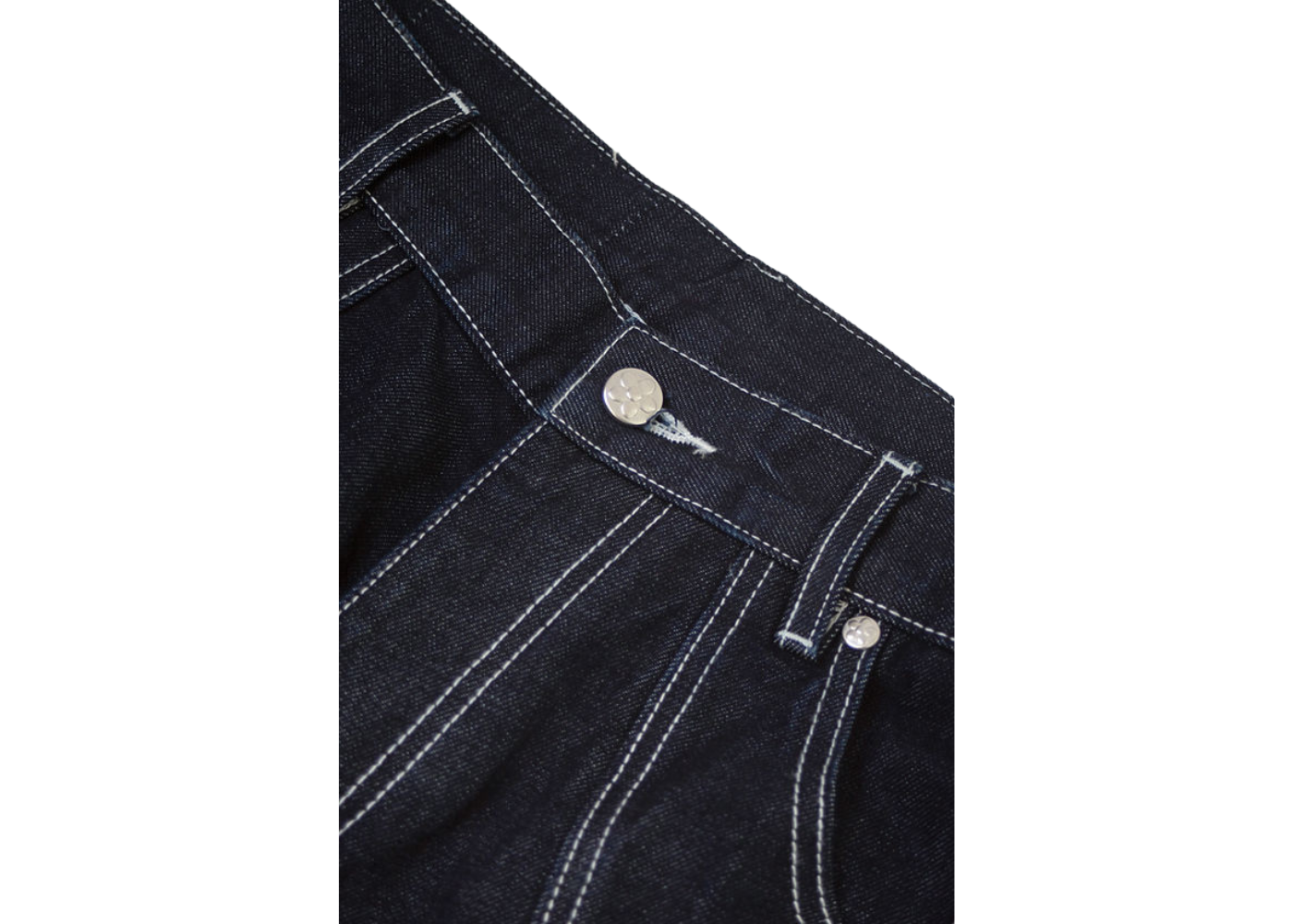 VANDYTHEPINK Contrast Raw Denim Jeans