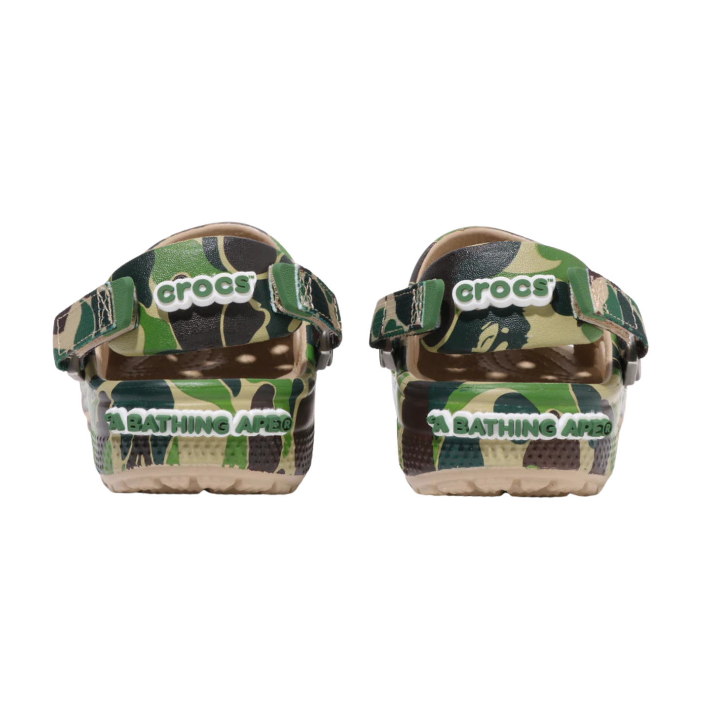 A Bathing Ape X Crocs Clog ABC Camo Green (kids)