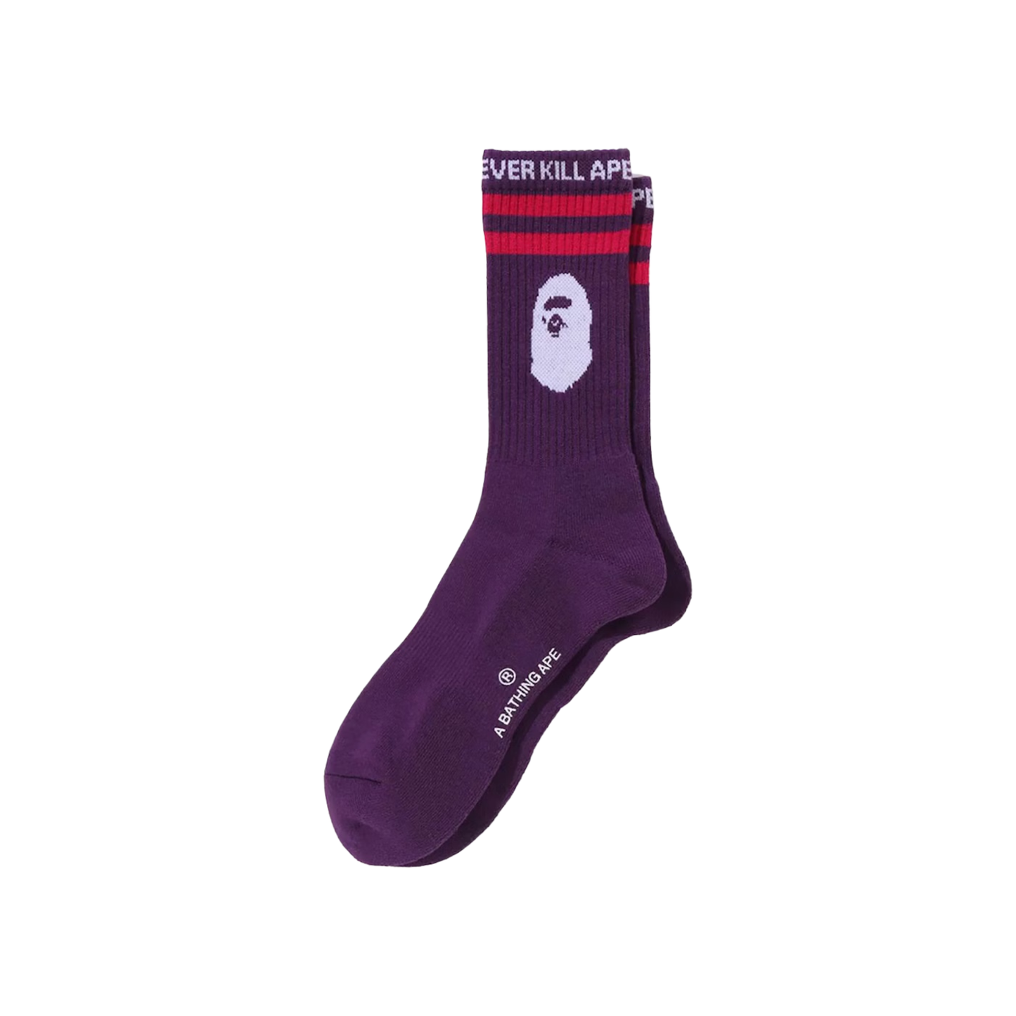 A Bathing Ape Ape Head Line Socks