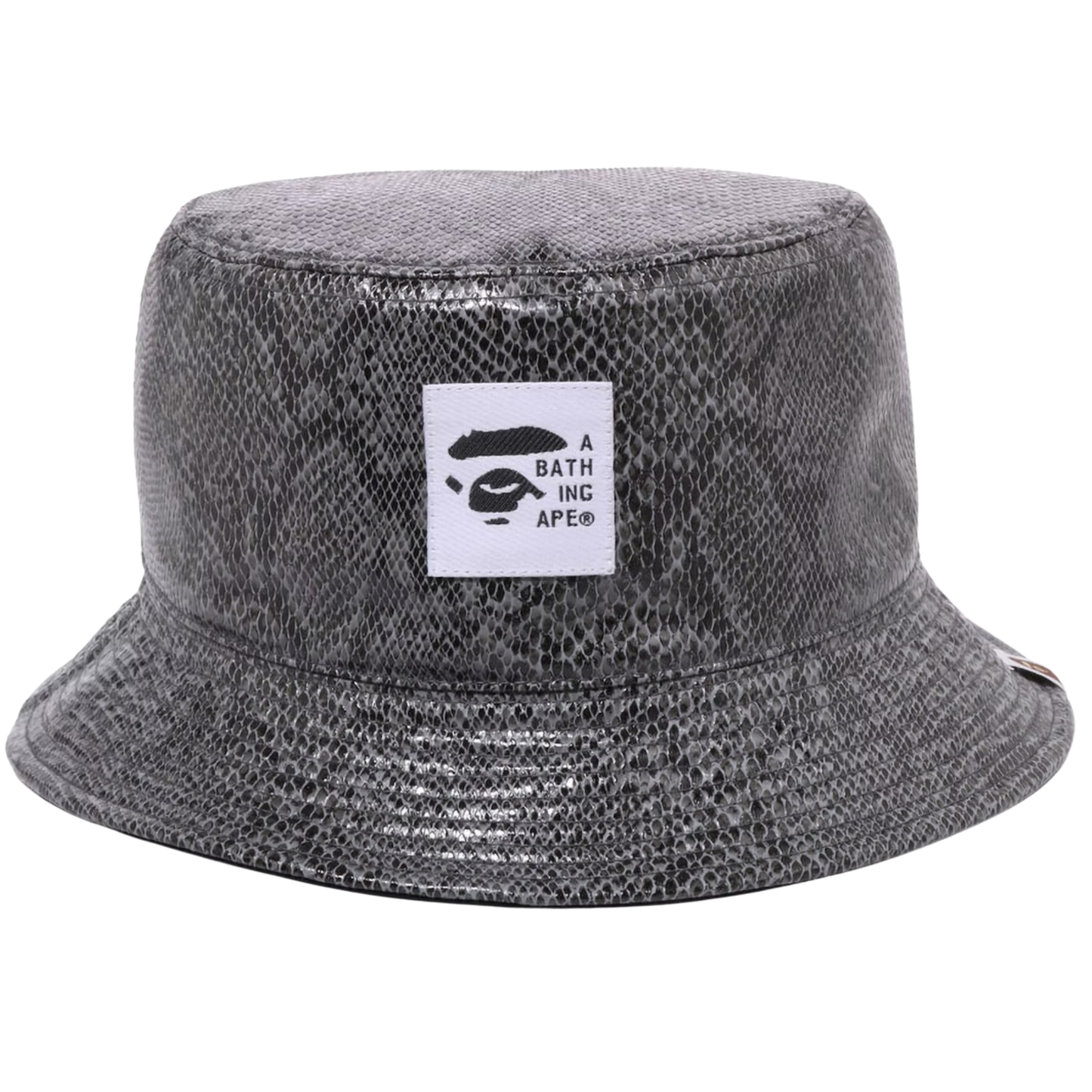 A Bathing Ape Snakeskin Reversible Bucket Hat