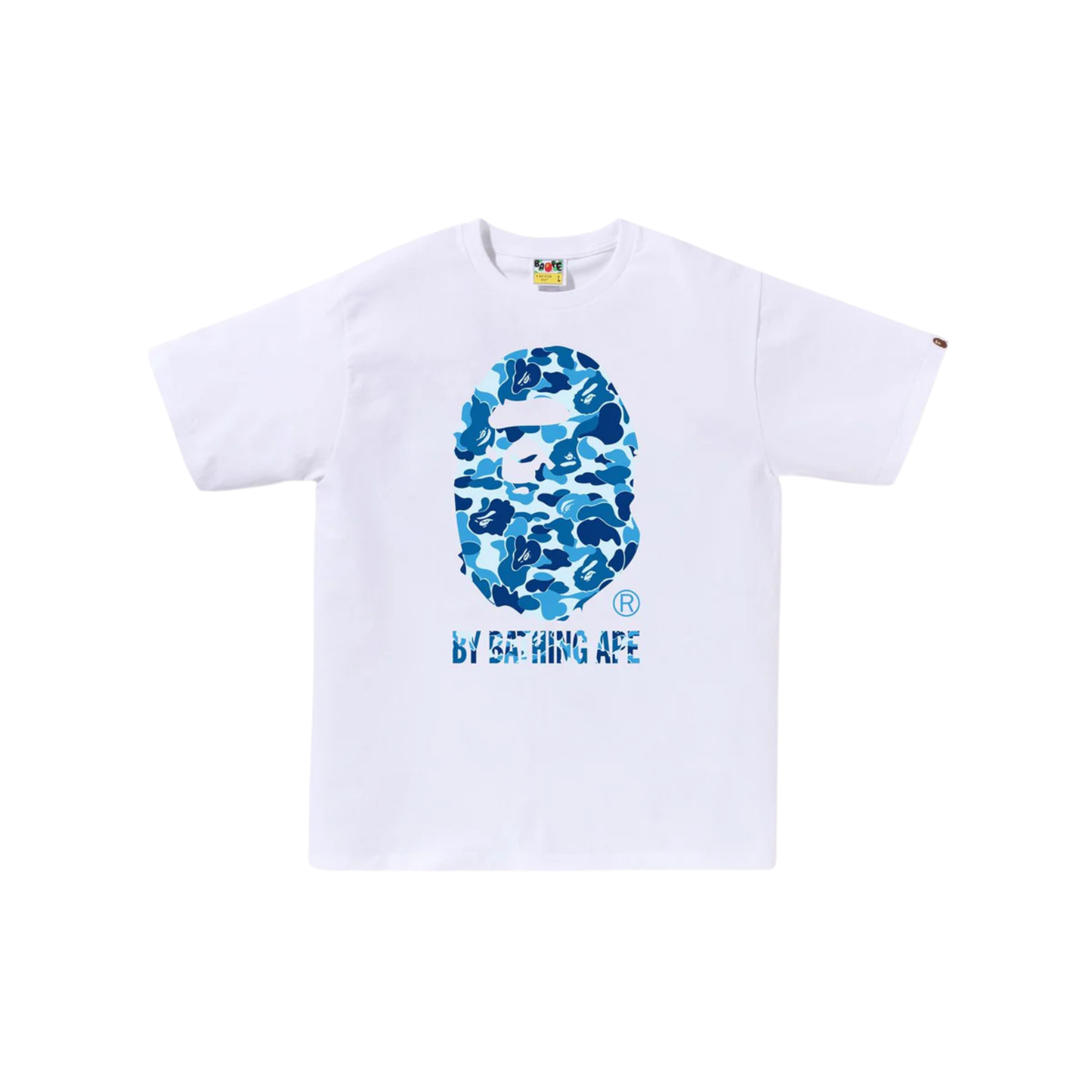A Bathing Ape ABC Camo BY BATHING APE Tee Blue