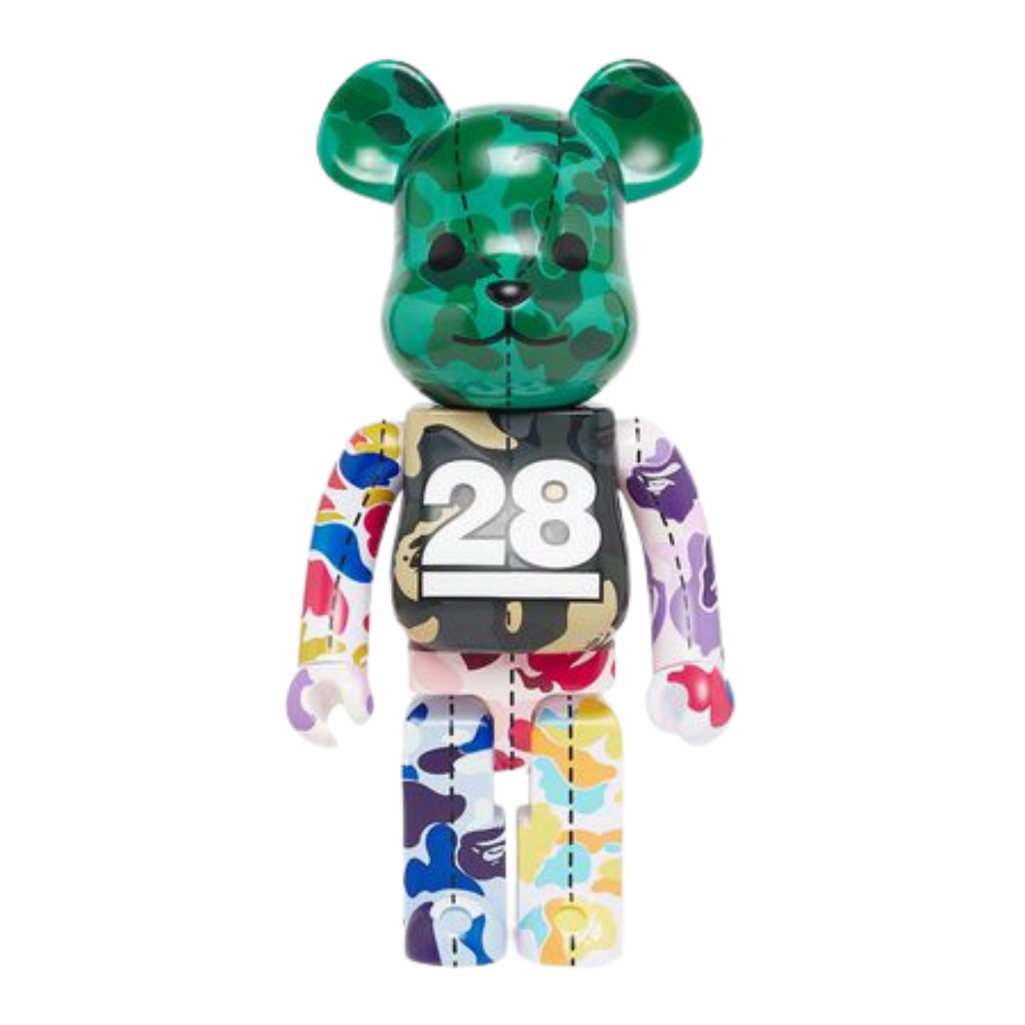 Medicom Toy x A Bathing Ape 28th Anniversary Bearbrick Bape Camo #4 1000%