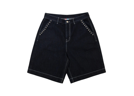 VANDYTHEPINK Studded Denim Shorts