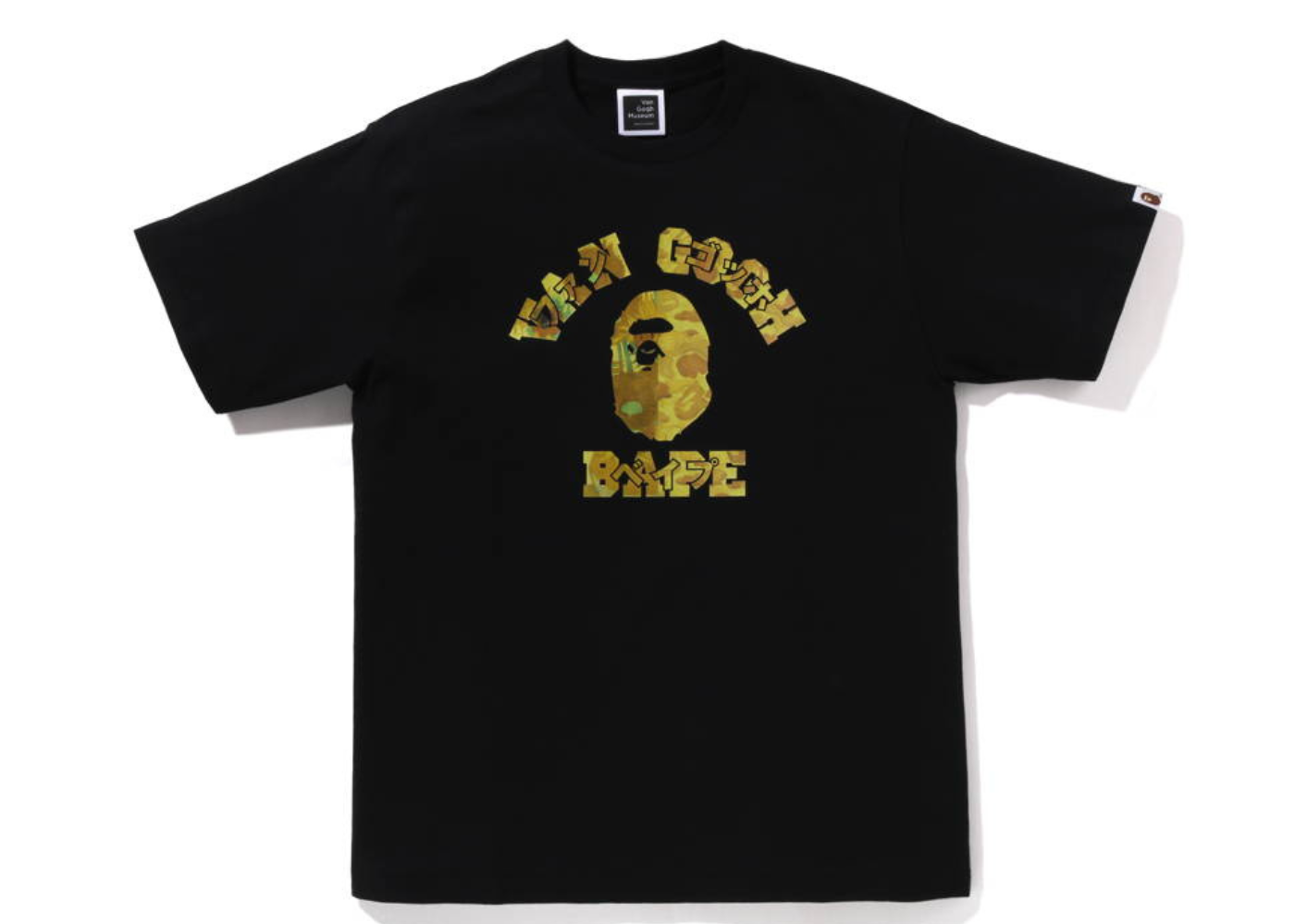 A Bathing Ape X Van Gogh Museum COLLEGE TEE