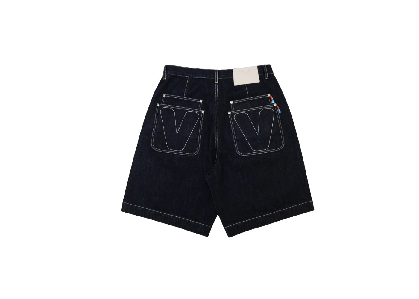 VANDYTHEPINK Studded Denim Shorts