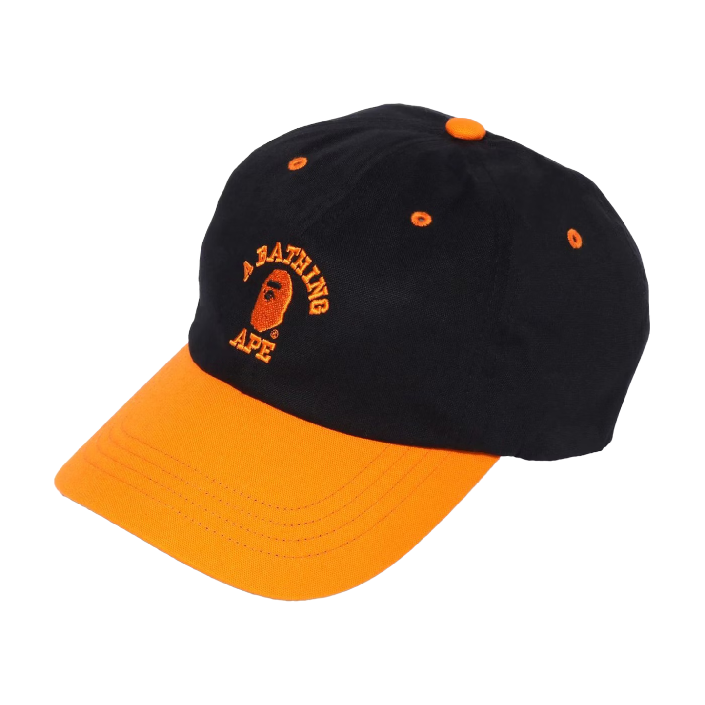 A Bathing Ape College Panel Cap Black 2022