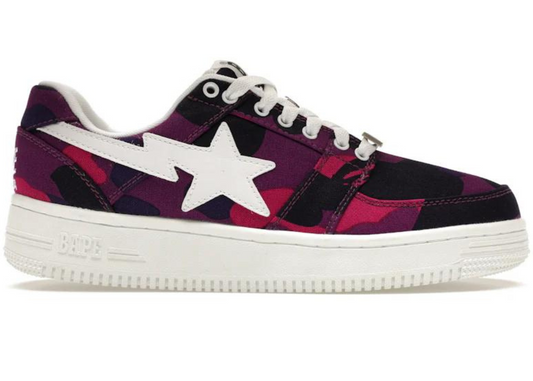 A Bathing Ape Bape Sta Low Color Camo Purple