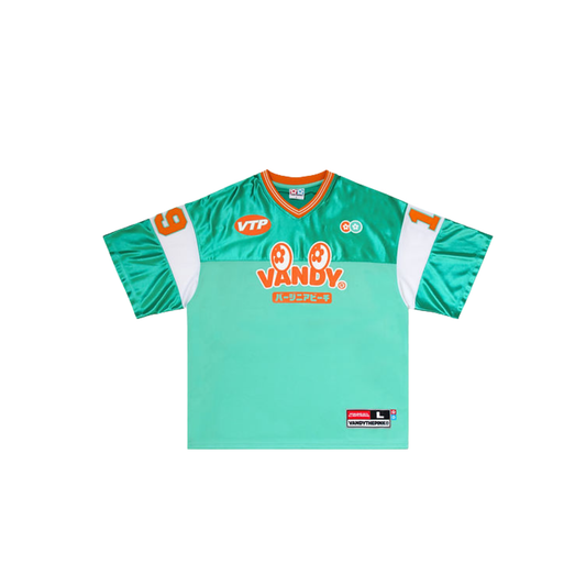VANDYTHEPINK Teal Football Jersey