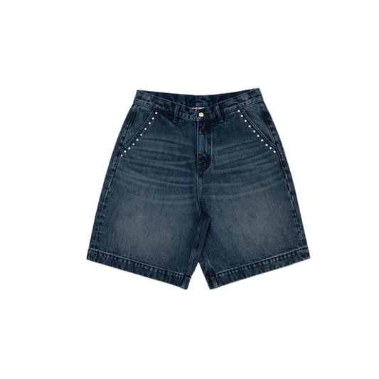 VANDYTHEPINK Studded Denim Shorts