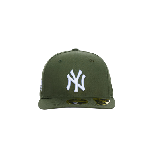 Hidden NY Yankees New Era Fitted Cap Olive