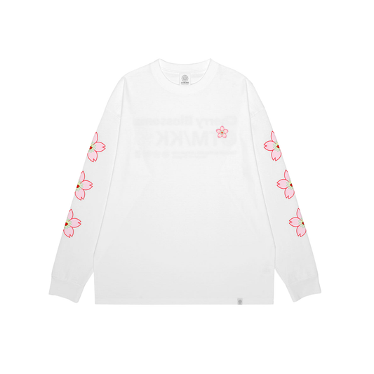 Takashi Murakami kaikai kiki 
 cherry blossom Longsleeve