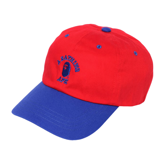 A Bathing Ape College Panel Cap Red 2022
