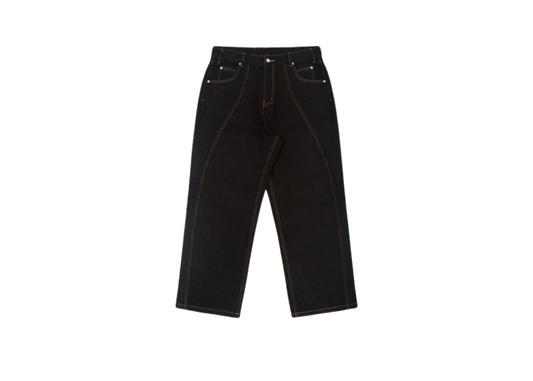 VANDYTHEPINK Raw Contrast Denim Jeans