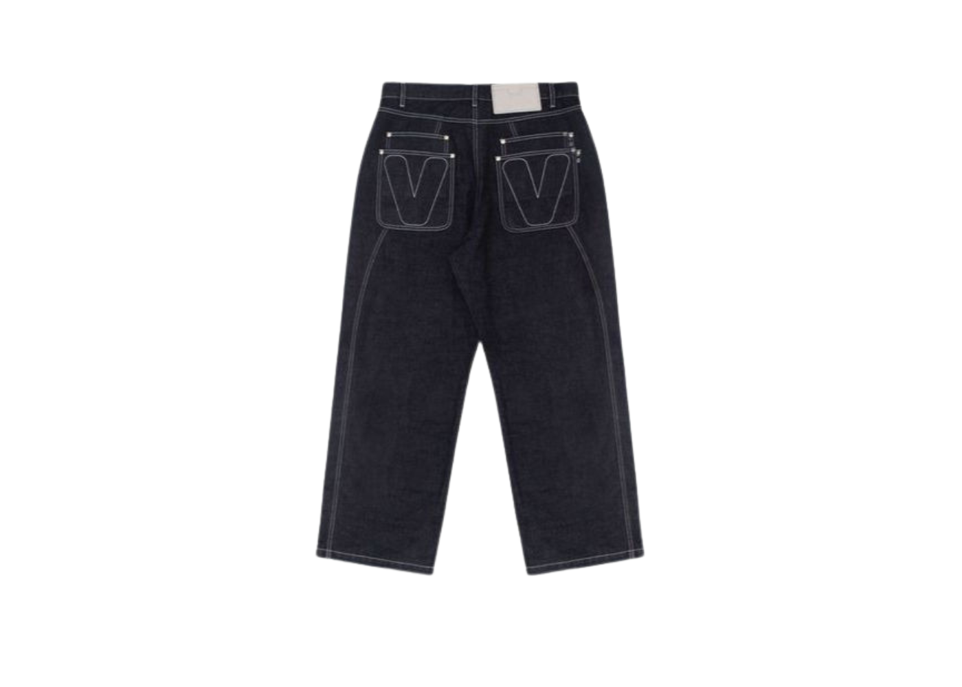 VANDYTHEPINK Contrast Raw Denim Jeans