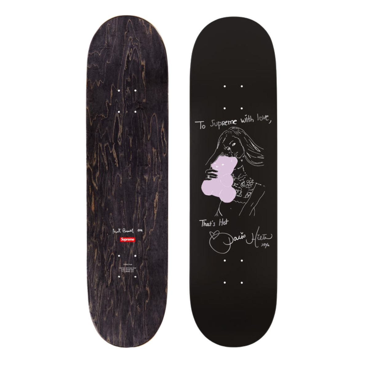 Supreme Paris Hilton Skatedeck