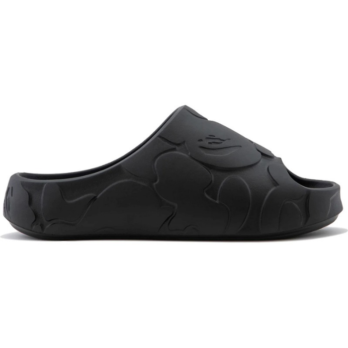 A Bathing Ape Slide #1 Black Solid Camo