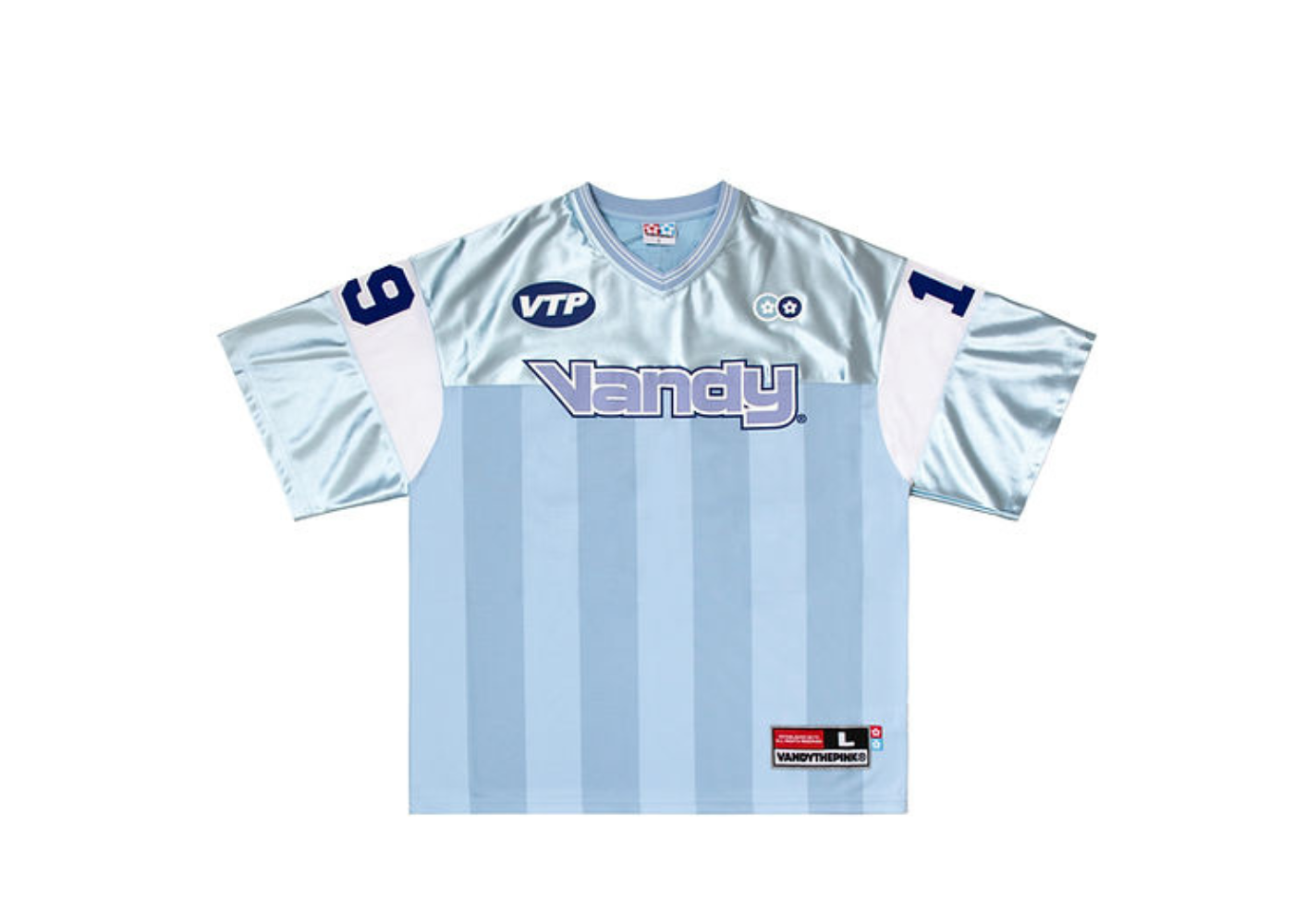 VANDYTHEPINK Blue Football Jersey