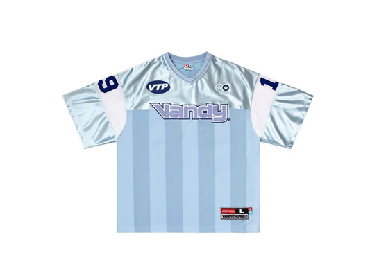 VANDYTHEPINK Blue Football Jersey