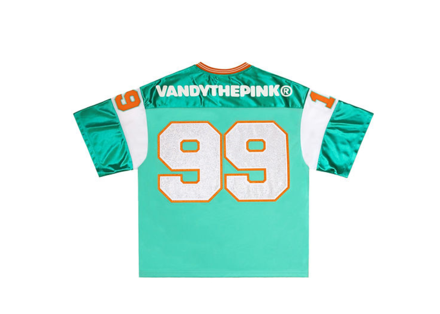 VANDYTHEPINK Teal Football Jersey