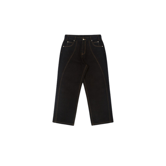 VANDYTHEPINK Raw Contrast Denim Jeans