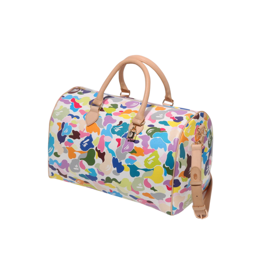 A Bathing Ape Multi Camo Boston Bag