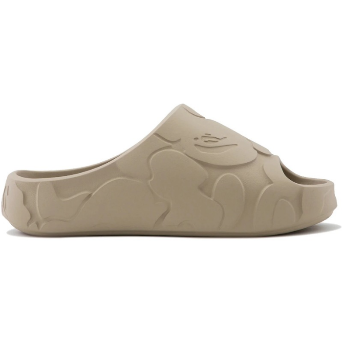 A Bathing Ape Slide #1 Beige Solid Camo