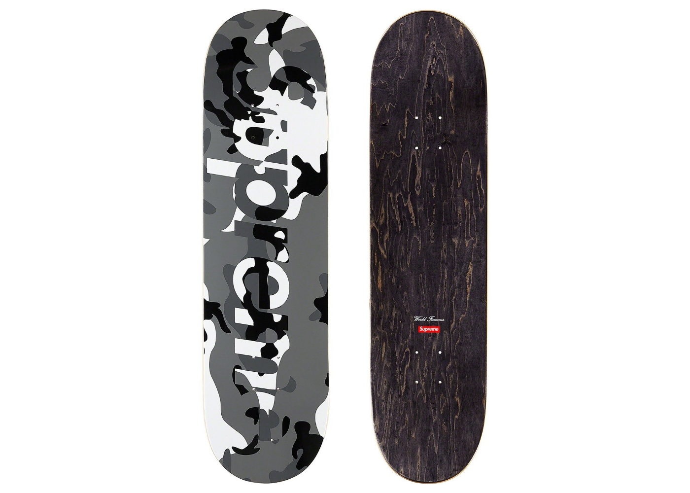 Supreme Camo Logo Skateboard Deck