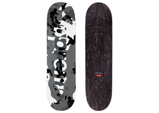 Supreme Camo Logo Skateboard Deck
