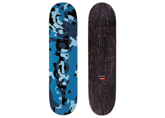 Supreme Camo Logo Skateboard Deck
