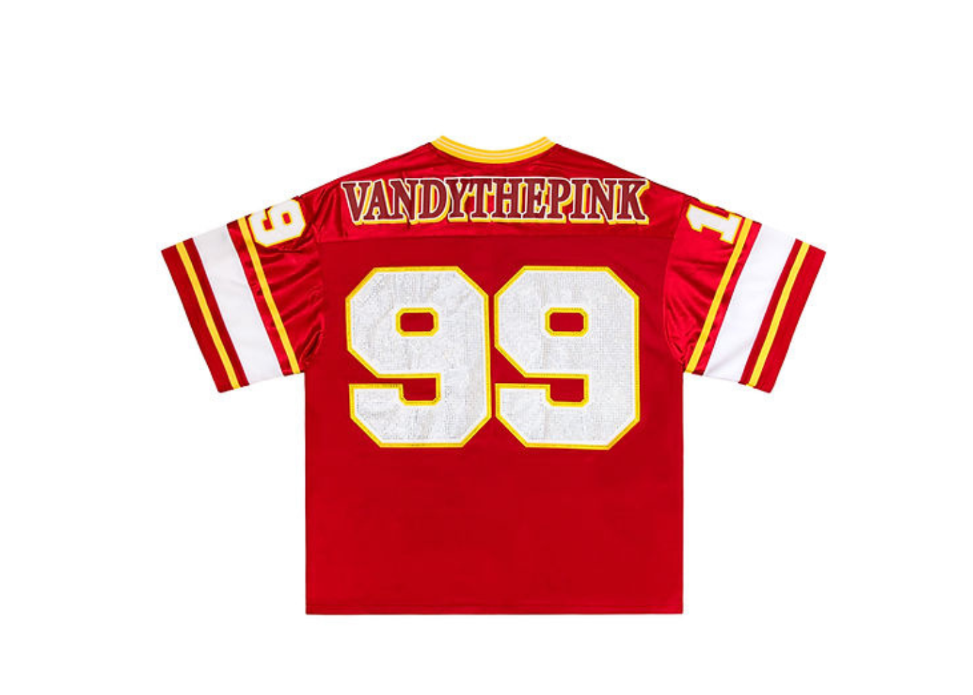 VANDYTHEPINK Red Football Jersey