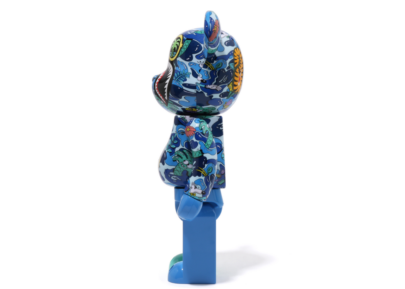 Bearbrick x Steven Harrington x BAPE Shark 100% & 400% Set