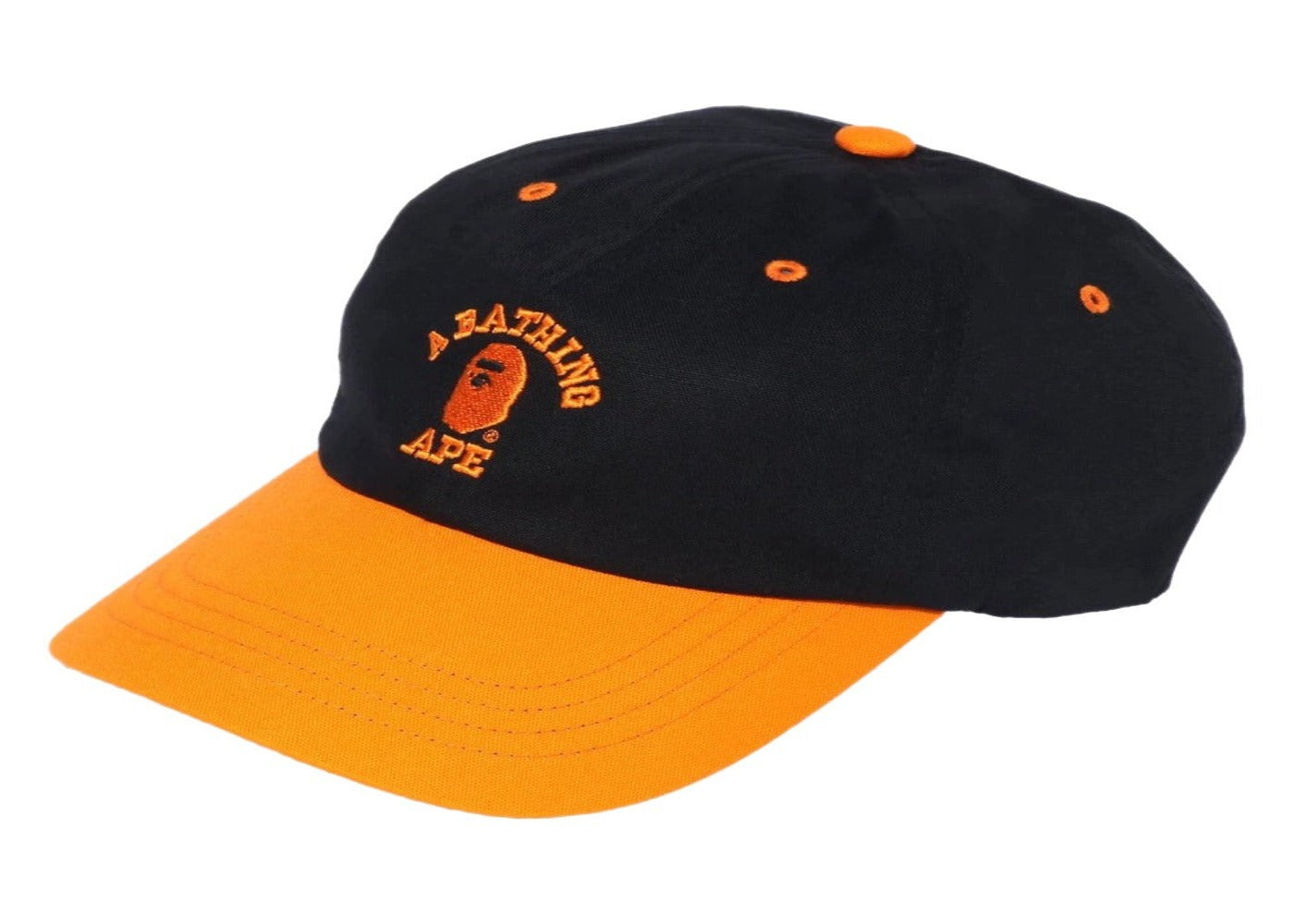 A Bathing Ape College Panel Cap Black 2022