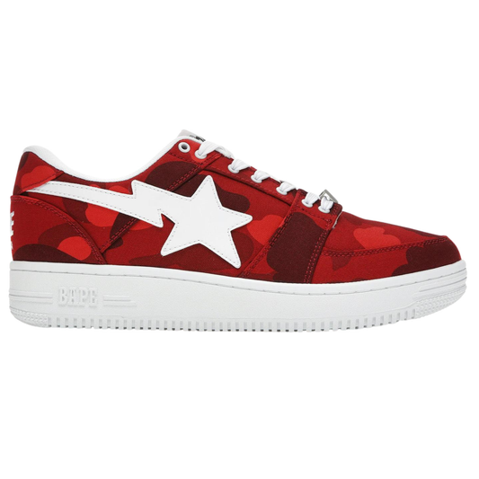 A Bathing Ape Bape Sta Low Color Camo Red