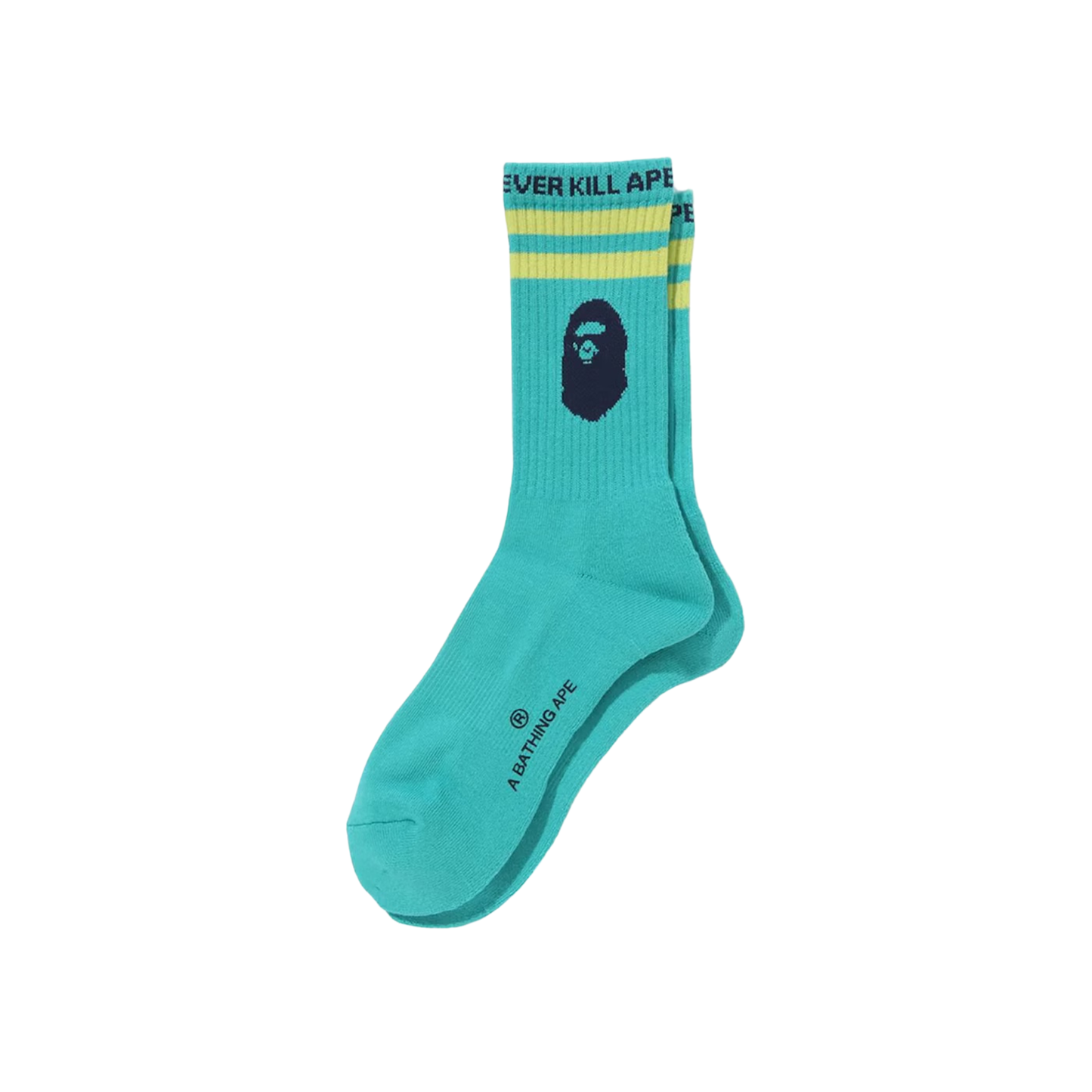 A Bathing Ape Ape Head Line Socks