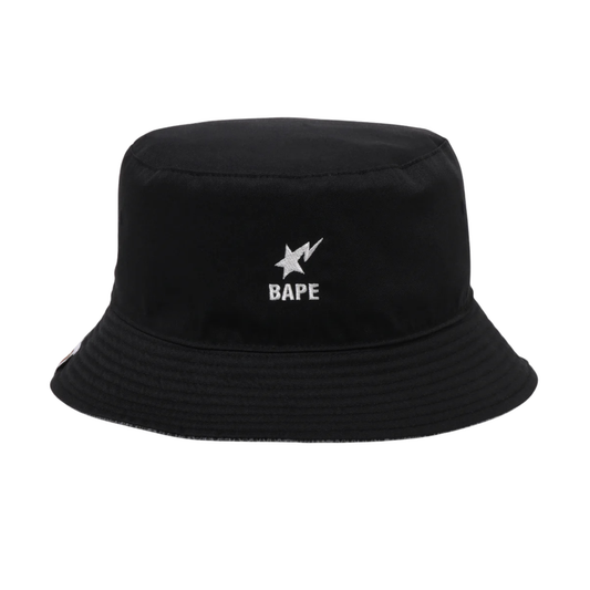 A Bathing Ape Snakeskin Reversible Bucket Hat