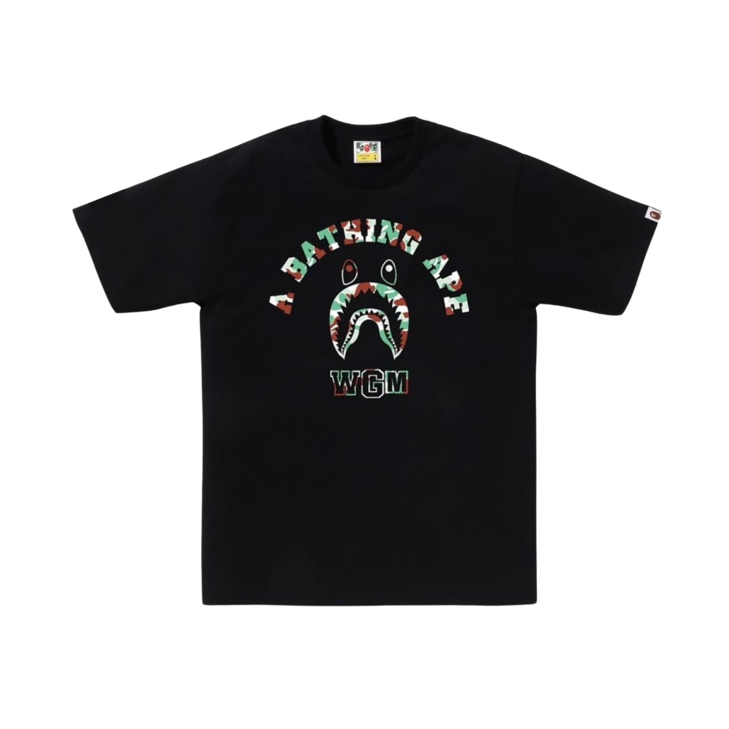 A Bathing Ape Shark College Tee Sendai